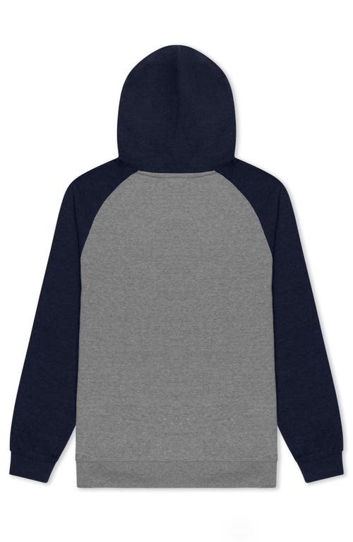 Dalix Mens Ghost Midweight Fleece Raglan Sleeve Hoodie In Multi