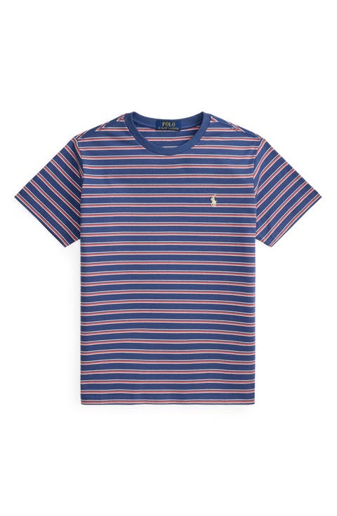 Kids' Stripe Cotton T-Shirt (Big Kid)
