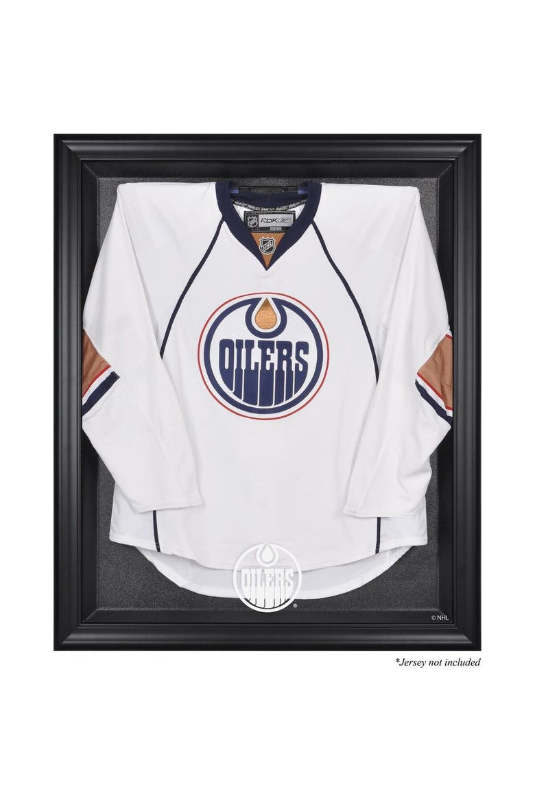 Edmonton Oilers Black Framed Jersey Display Case, Main, color, Black