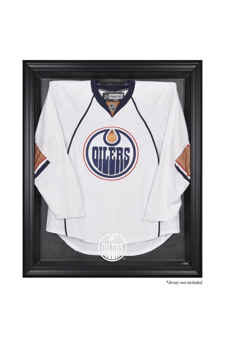 FANATICS AUTHENTIC Edmonton Oilers Black Framed Jersey Display Case, Main, color, 