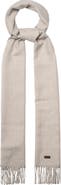 Eton Houndsttoh Check Merino Wool Scarf