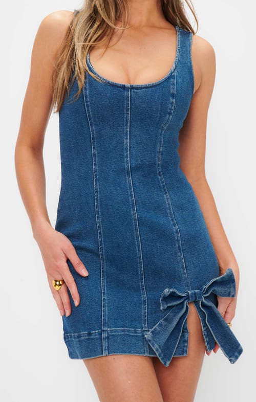 Show Me Your Mumu Bridgeport Bow Dress In Blue