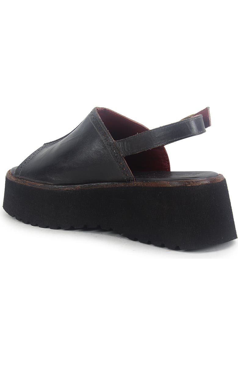 Bed Stu Library Platform Sandal, Alternate, color, Black Rustic