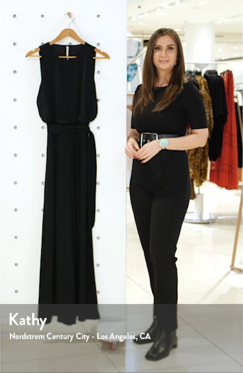 Blouson Tie Waist Jumpsuit, sales video thumbnail