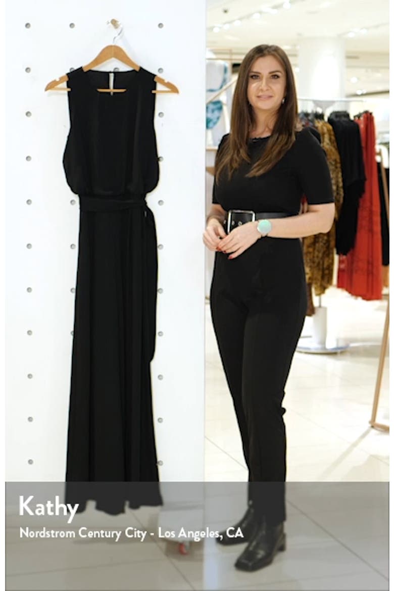 Blouson Tie Waist Jumpsuit video
