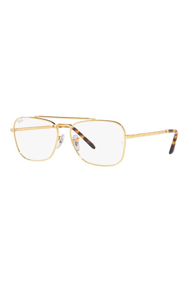 New Caravan 58mm Square Optical Glasses, Alternate, color, YELLOW