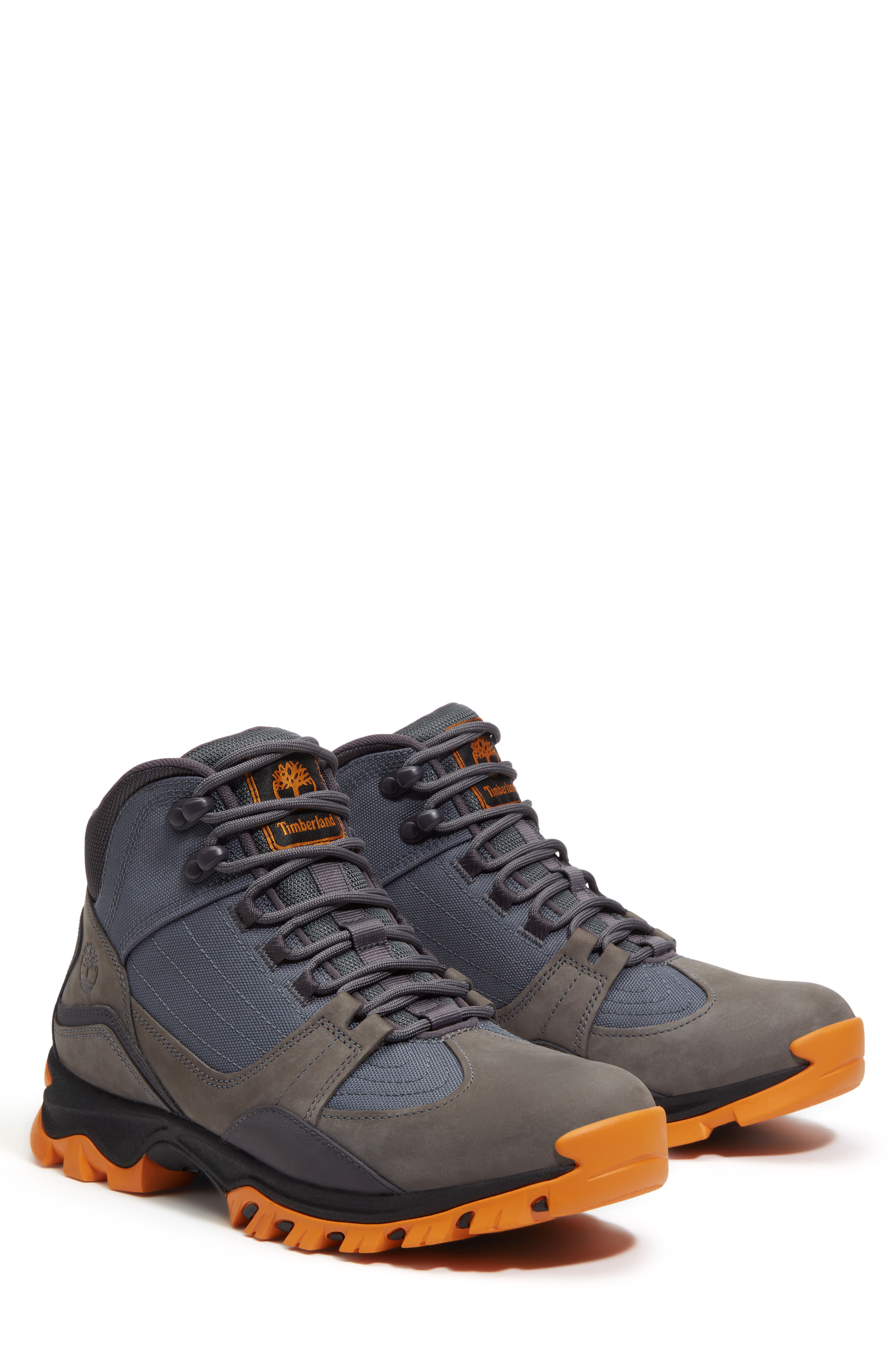 Timberland Mt. Maddsen Water Resistant Hiking Boot, Alternate, color, Dark Grey Nubuck