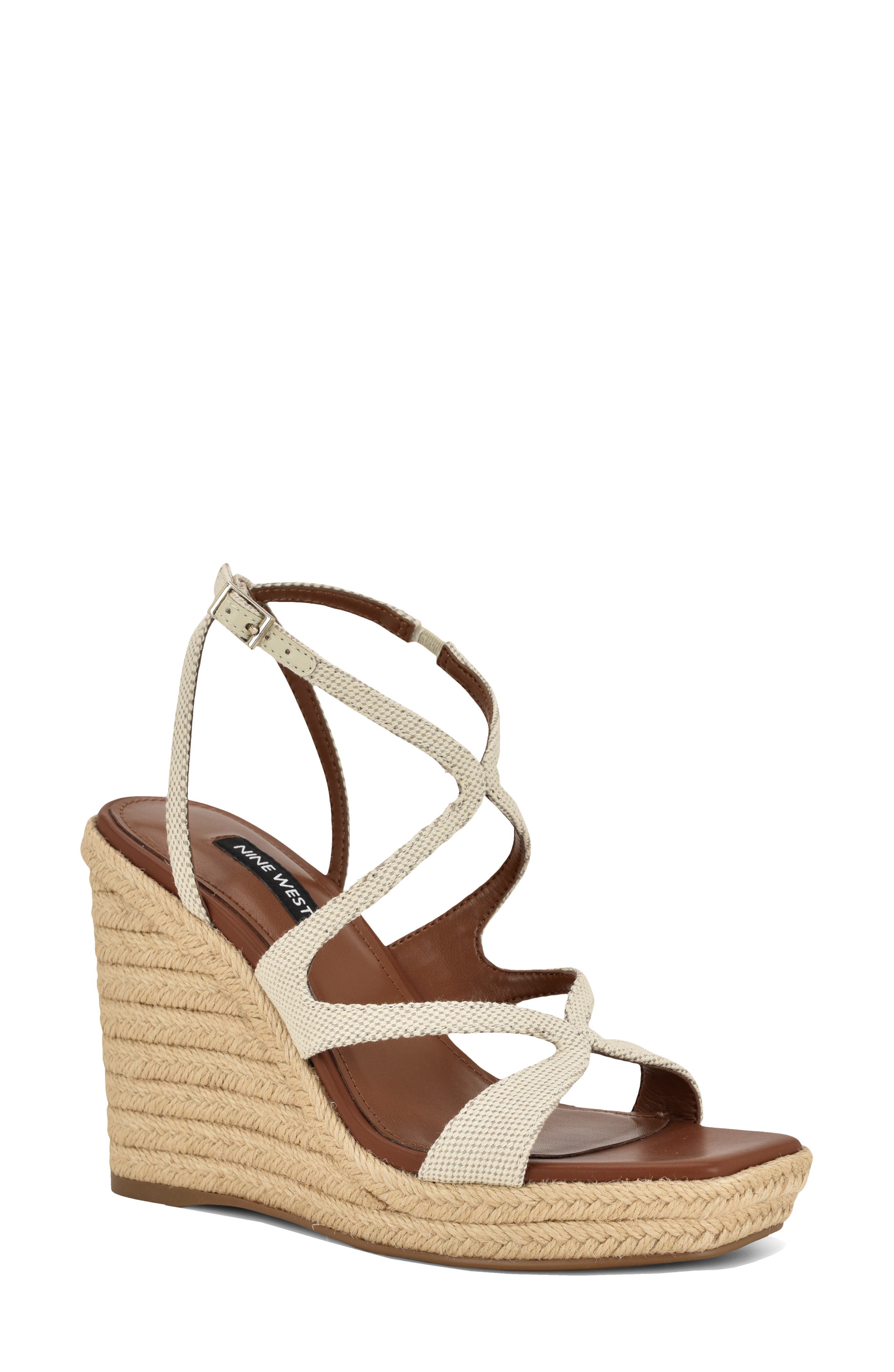 Nine West Adriane Platform Wedge Sandal, Main, color, 