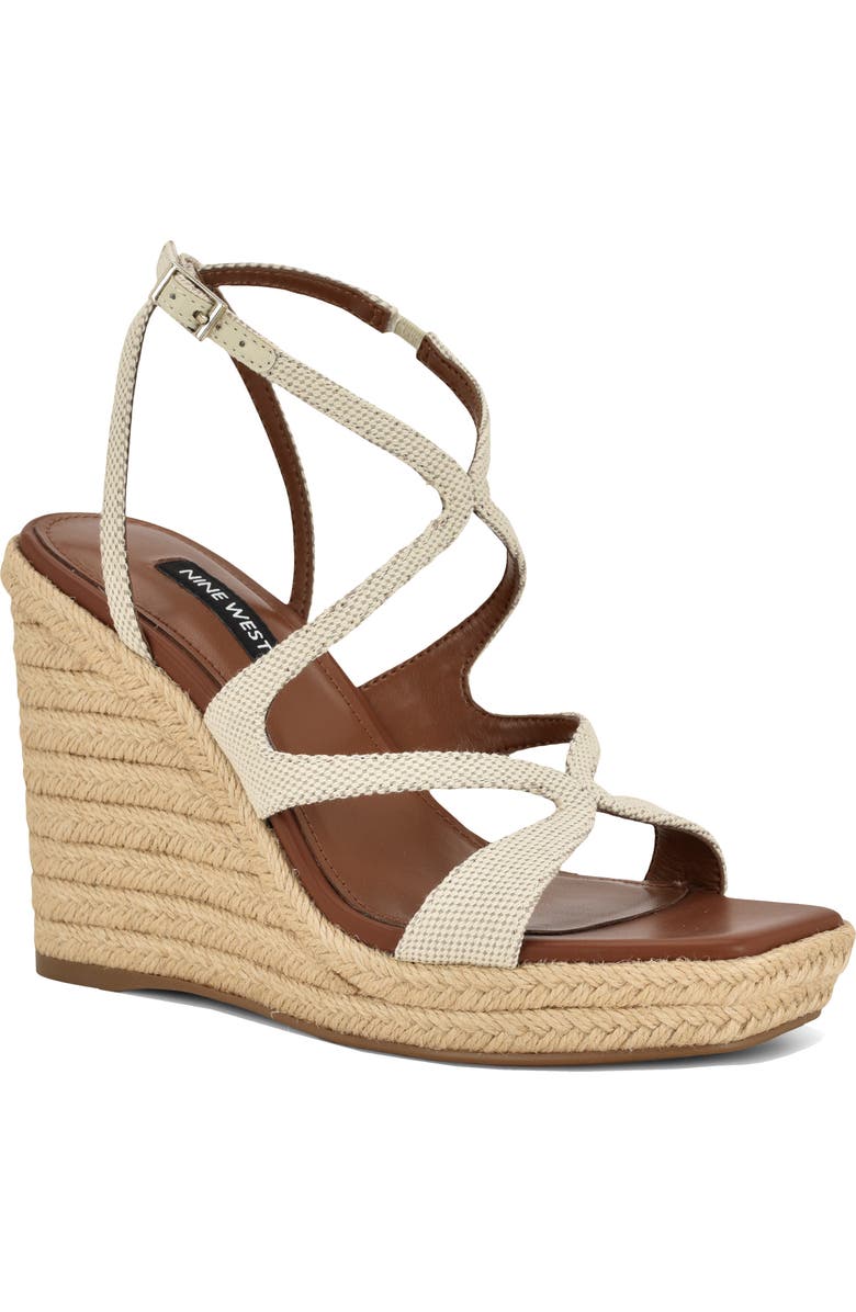Nine West Adriane Platform Wedge Sandal, Main, color,
