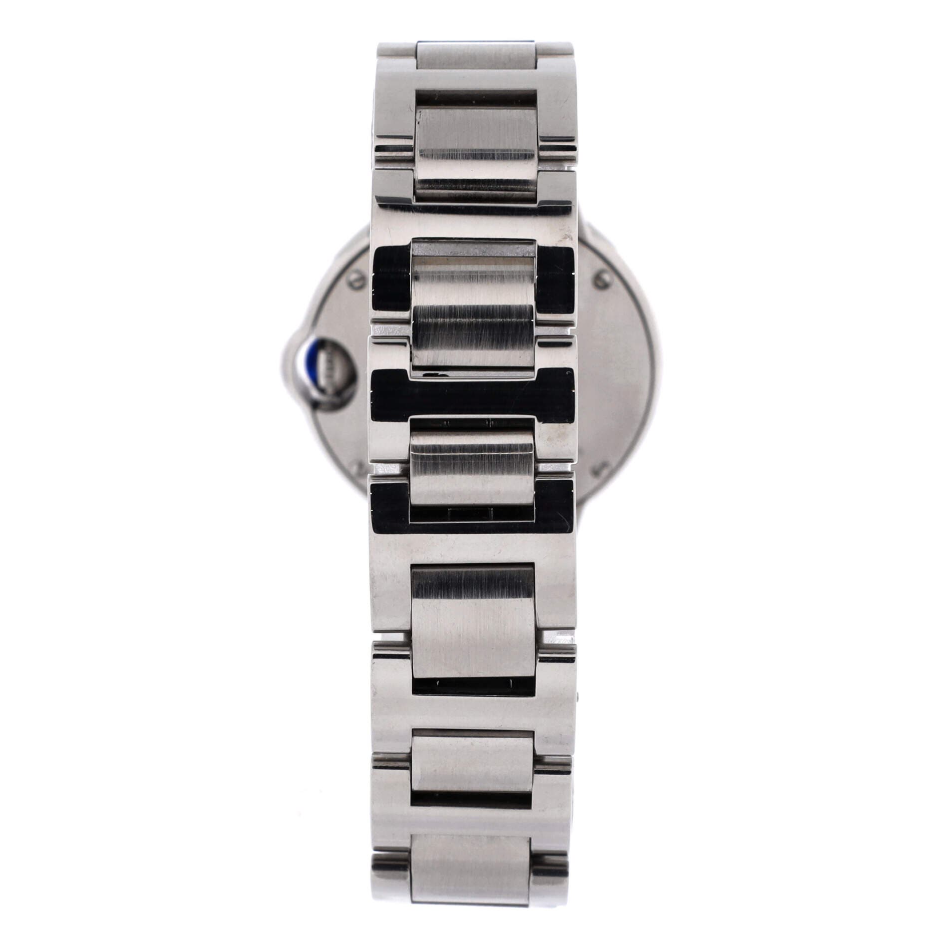 Ballon Bleu de Cartier Quartz Watch Stainless Steel 28, Alternate, color, Metallic Silver