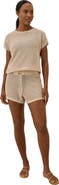Pact Beachside Linen Short Sleeve Top Made with Organic Cotton