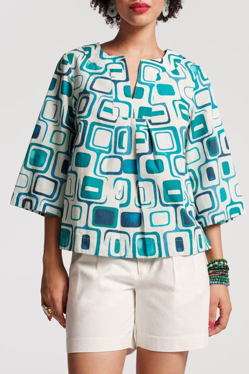 FRANCES VALENTINE FRANCES VALENTINE EASY TOP PRINT COTTON POPLIN 