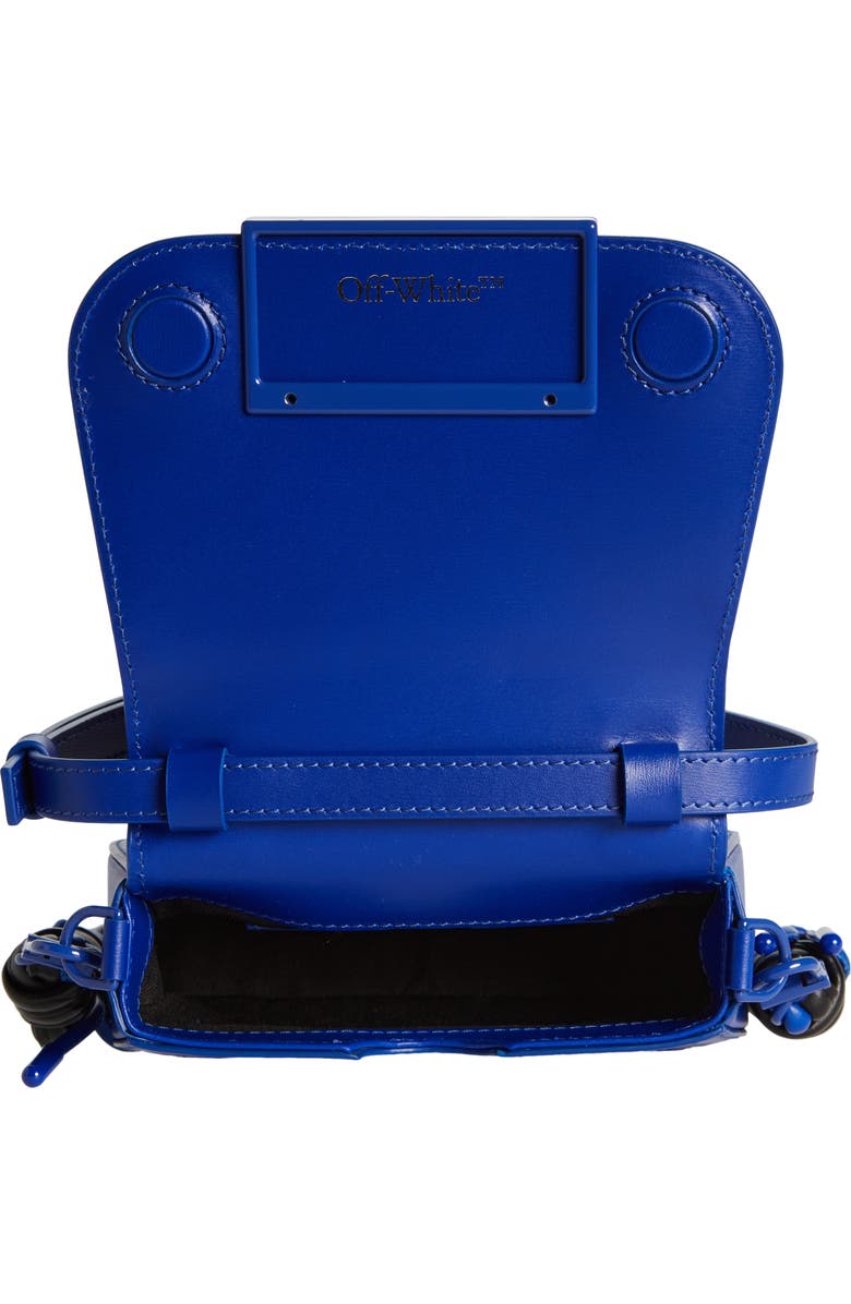 Off-White Skeleton Binder Clip Crossbody Bag, Alternate, color,