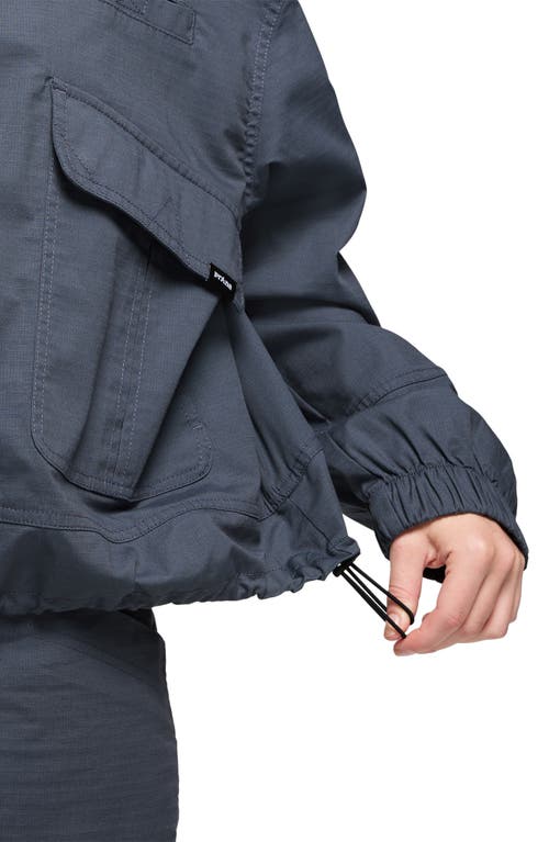 Prana Palisades Organic Cotton Blend Ripstop Jacket In Thundercloud
