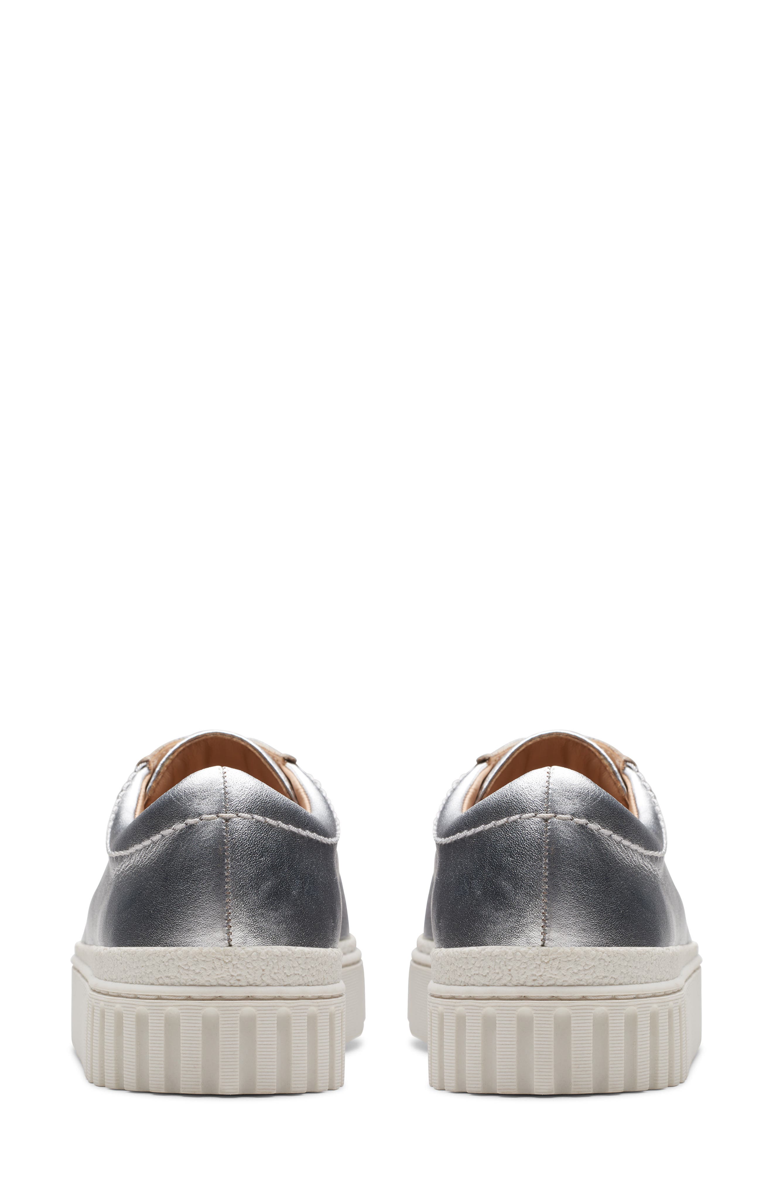 Clarks<sup>®</sup> Mayhill Walk Sneaker, Alternate, color, Silver Metallic