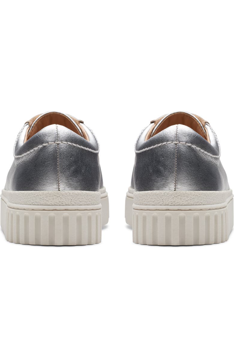 Clarks<sup>®</sup> Mayhill Walk Sneaker, Alternate, color, Silver Metallic