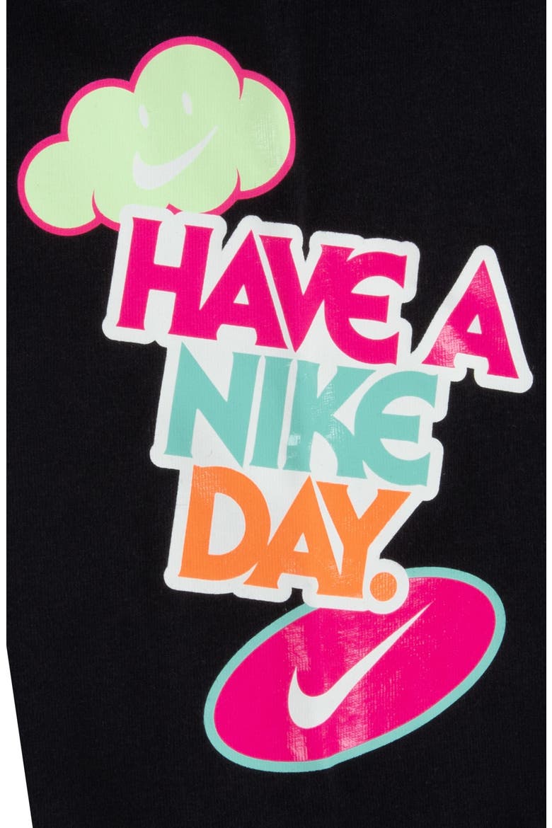 Kids' Sportswear Logo Leggings, Alternate, color, BLACK