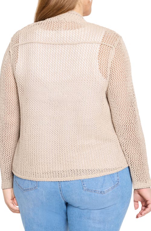 Nic + Zoe Nic+zoe Mesh Cocoon Cardigan