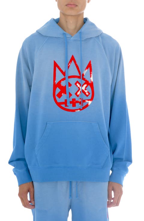 Shimuchan Flocked Logo Graphic Hoodie