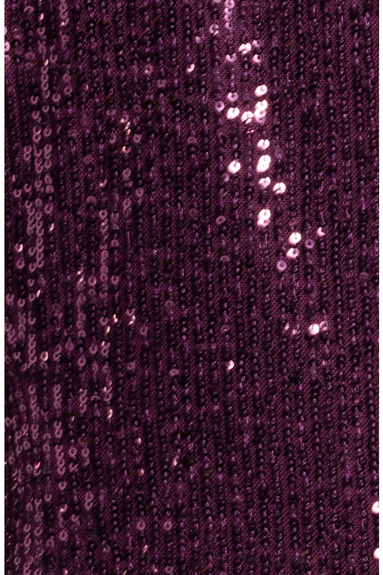 Shawl Collar Sequin Blazer, Alternate, color, DEEP PLUM