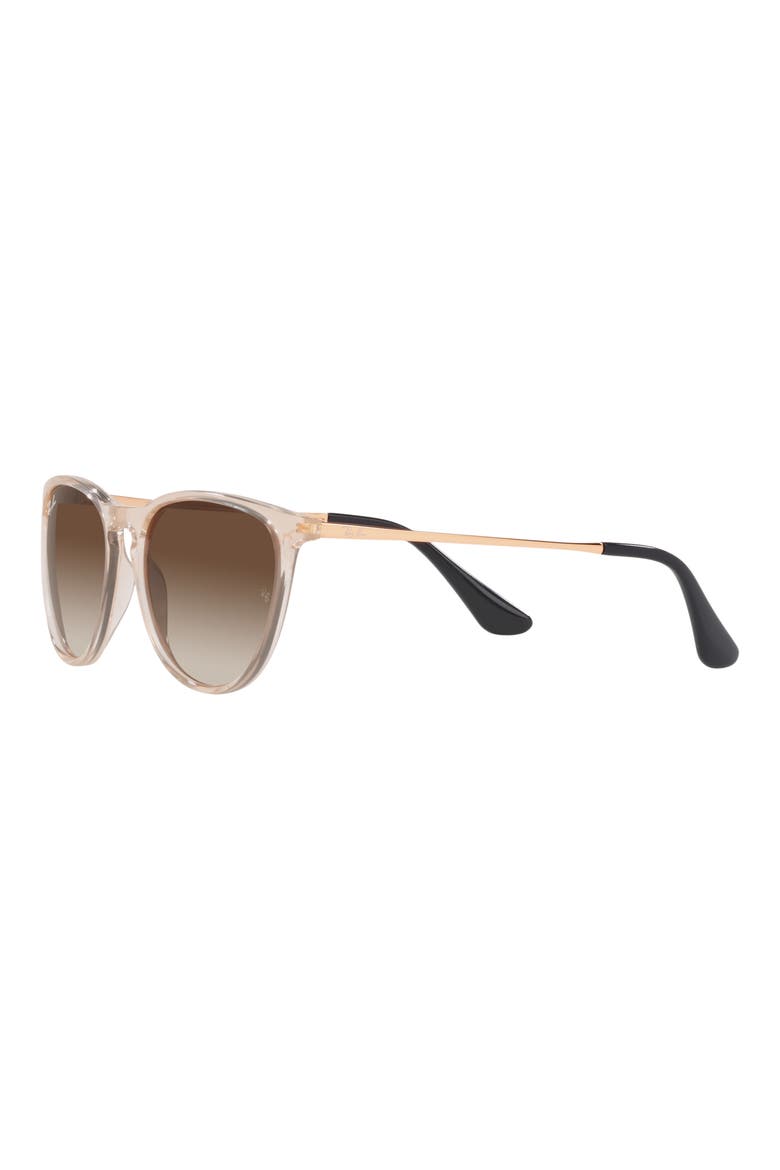 Kids' Junior Erika 50mm Gradient Phantos Sunglasses, Alternate, color, TRANSPARENT BROWN