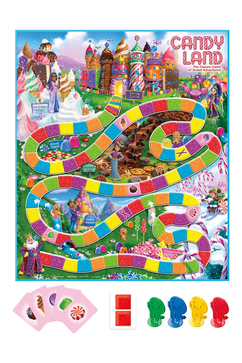Candy Land Board Game, Alternate, color, MULTI