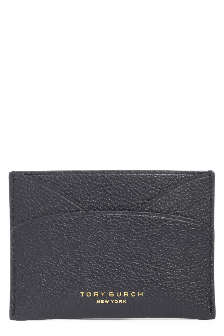 Flat Card Case, Main, color, BLACK