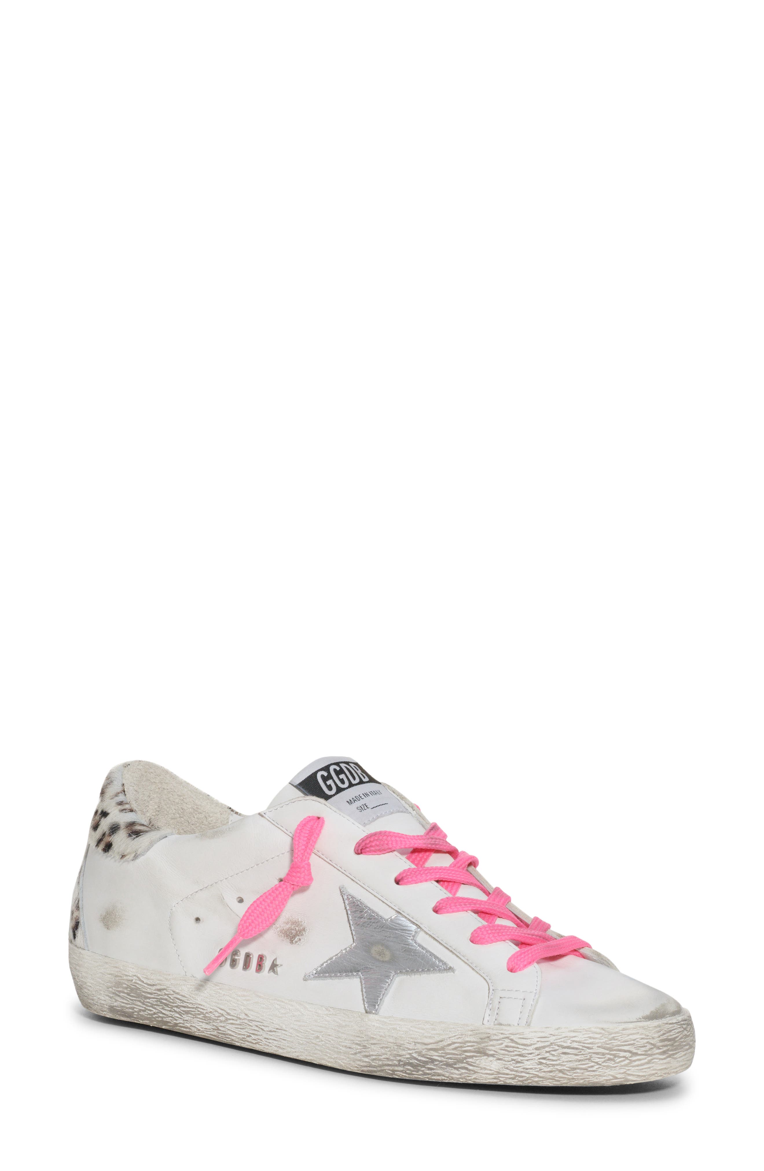 Golden Goose Super-Star Genuine Calf Hair Low Top Sneaker, Main, color, 