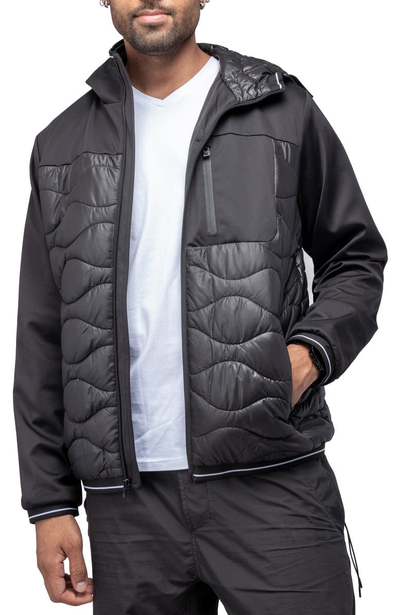 XRAY Onion Quilt Hooded Jacket, Alternate, color,