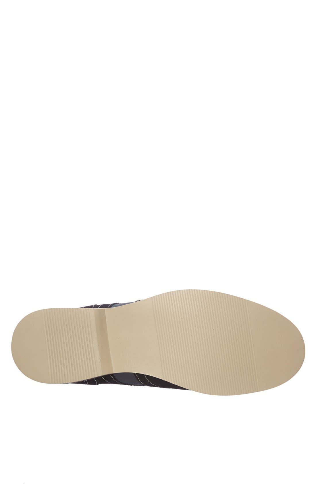 'Wing It' Suede Oxford, Alternate, color, NAVY/ BLUE
