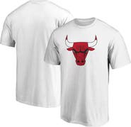FANATICS Men's Fanatics Branded White Chicago Bulls Primary Mascot Logo T-Shirt