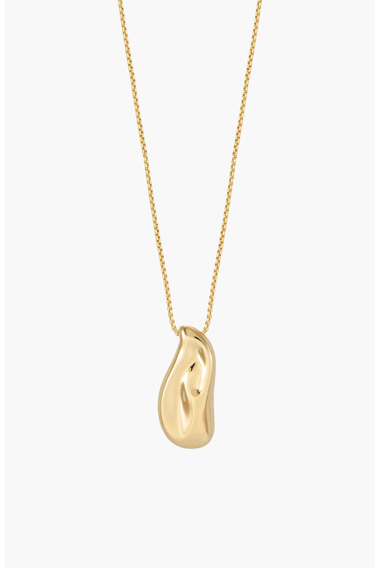Perto Maxi Pendant Necklace in Gold, Main, color, Gold