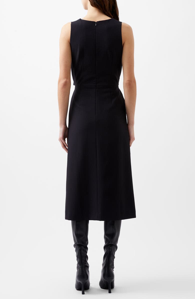 French Connection Gemma Cutout Vest Dress, Alternate, color, 01-Blackout