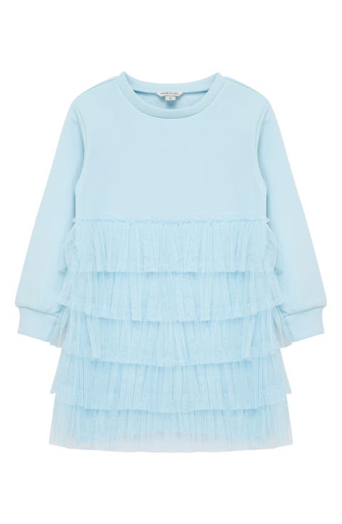 Kids' Ruffle Sweatshirt Dress (Toddler & Little Kid)