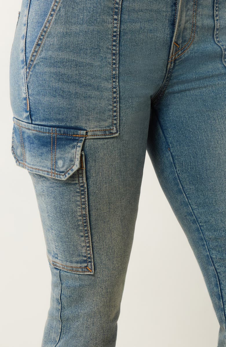 True Religion Cargo Bootcut Jeans, Alternate, color, 
