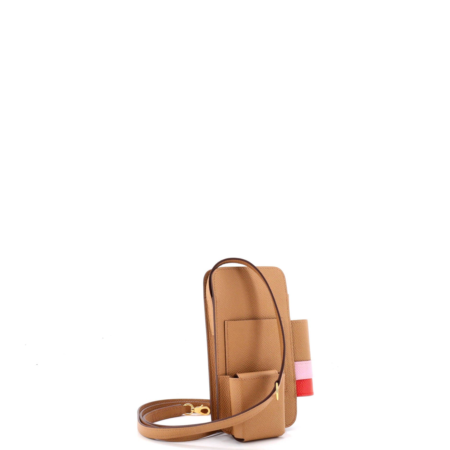Pre-Owned Hermes Hermesway Phone Case Crossbody Bag Epsom, Alternate, color, Chai