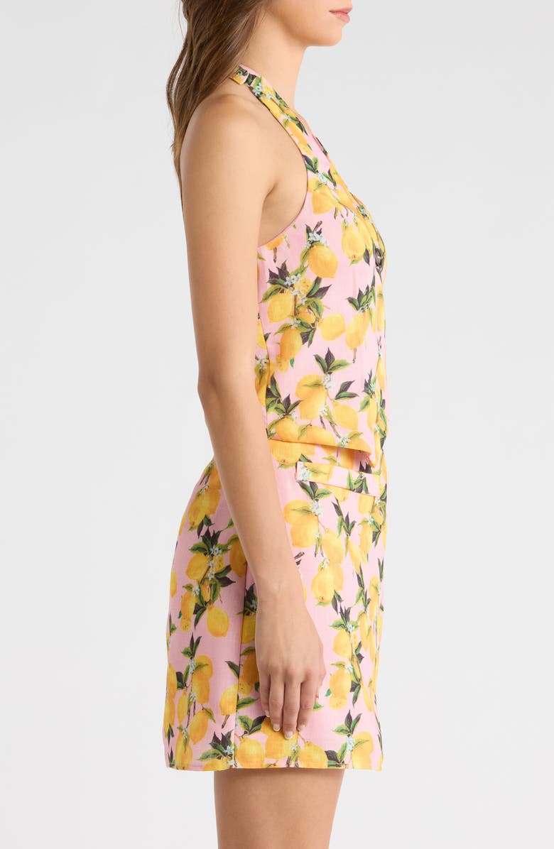 SUGARLIPS Desery Halter Vest, Alternate, color, Yellow-Multi