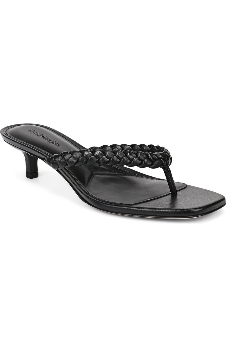 Favorite Daughter Sutton Kitten Heel Sandal, Main, color, Black