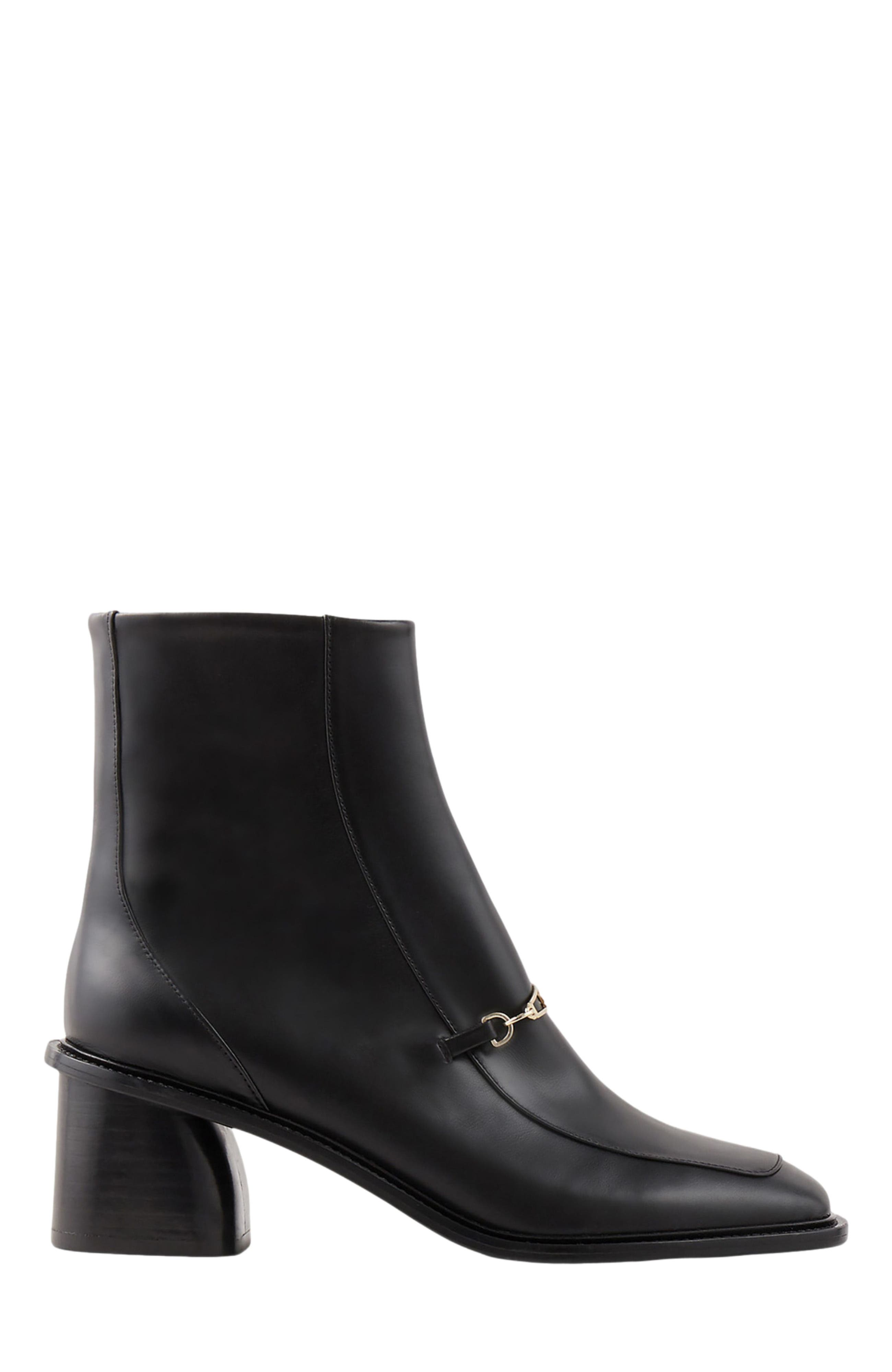 SANDRO Leather ankle boots, Main, color, 
