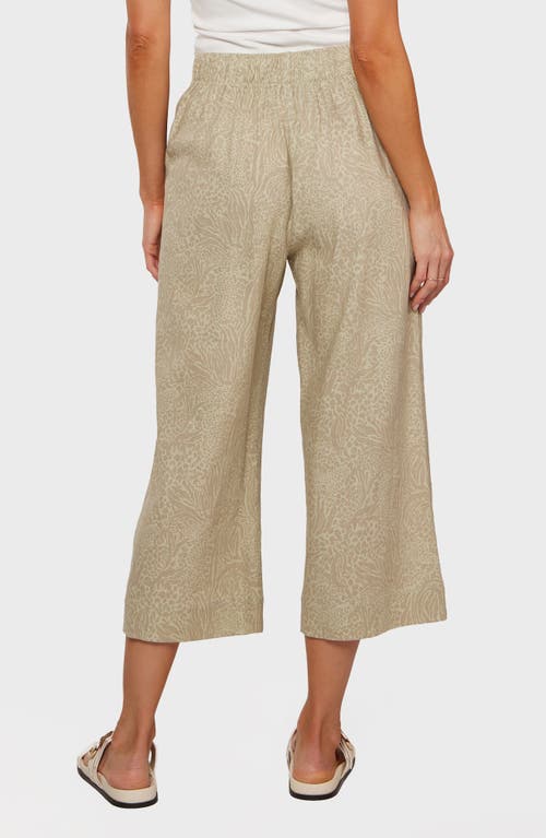 Matty M . Magnolia Pull-on Linen Blend Pants In Neutral