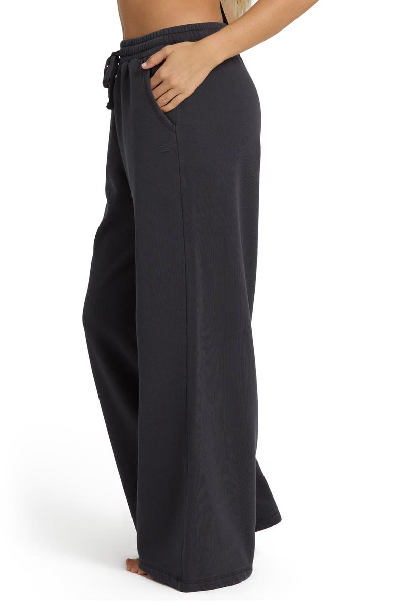Billabong The Avery Brushed Fleece Sweatpants, Alternate, color, Black Sands