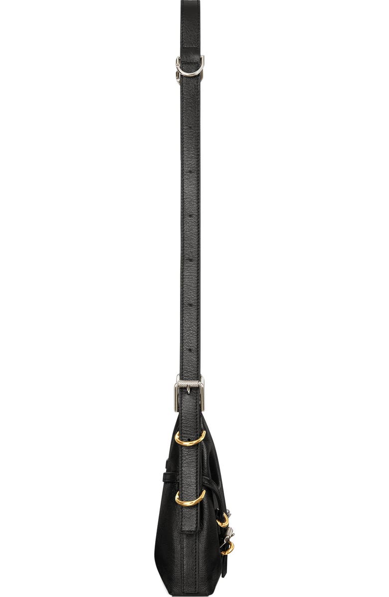 Givenchy Mini Voyou Leather Hobo, Alternate, color,