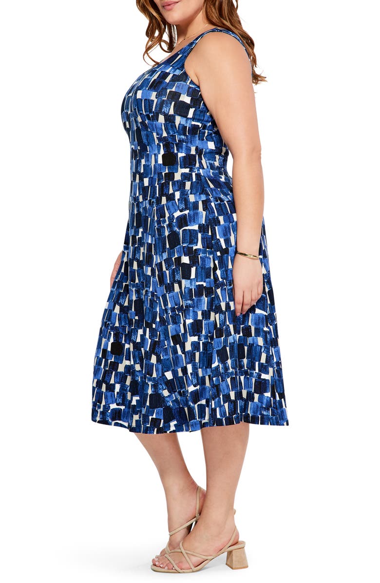 NIC+ZOE Artist Blocks Sleeveless Dress, Alternate, color,