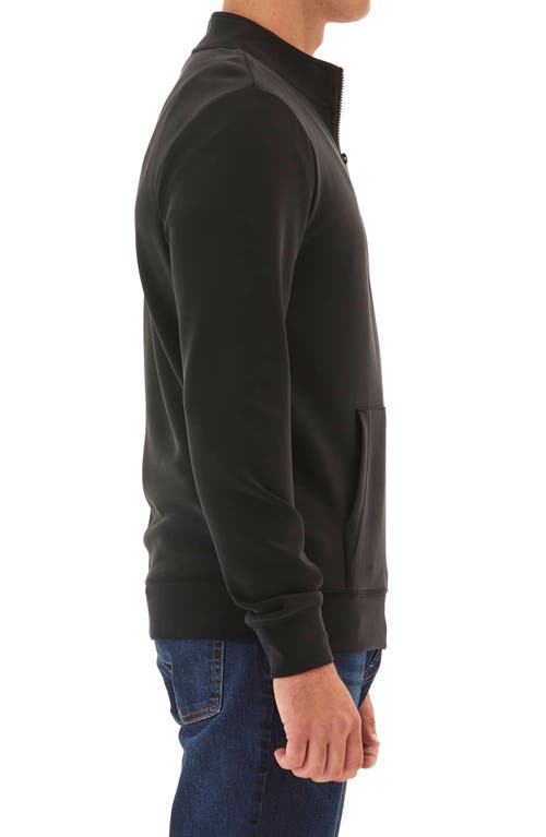 Threads 4 Thought Trevor Peached Half Zip Pullover In Black