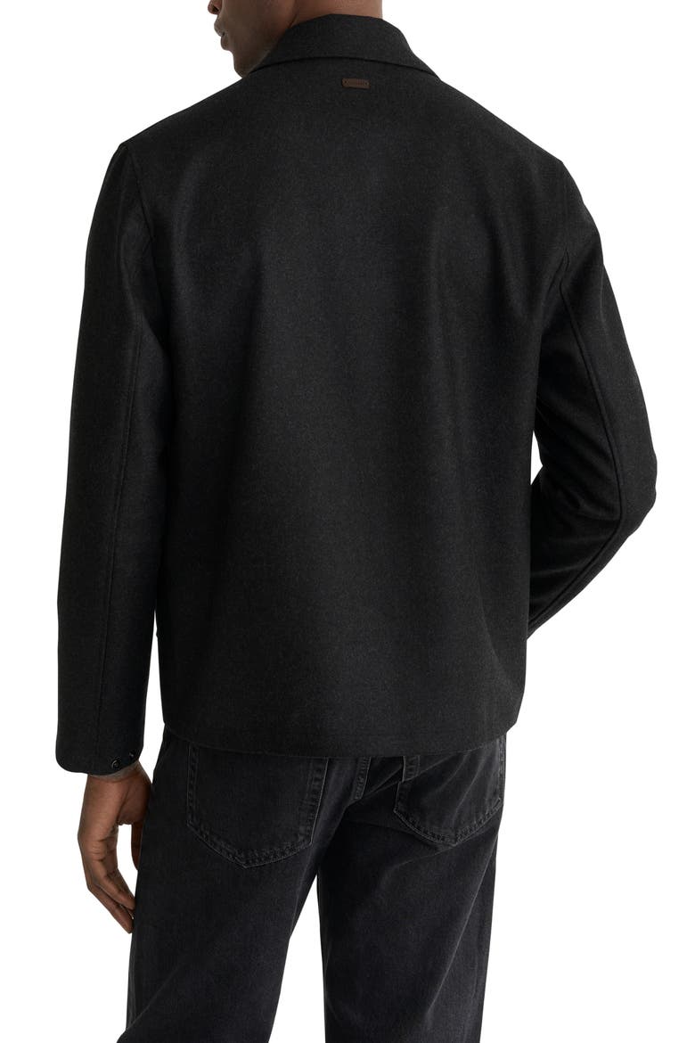 Wool Harrington Jacket, Alternate, color, BLACK