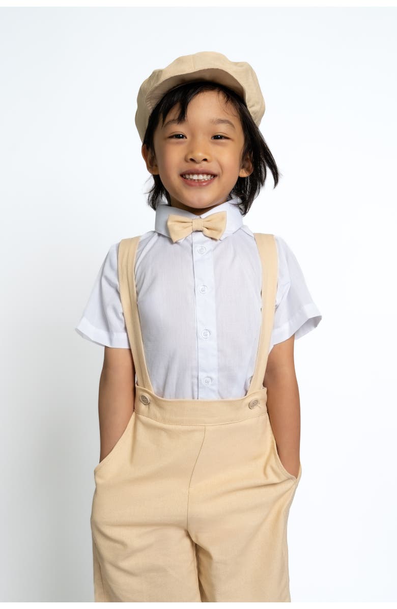 Peanut Butter Collection Kids' Eton 5-Piece Linen Set, Alternate, color, Sand