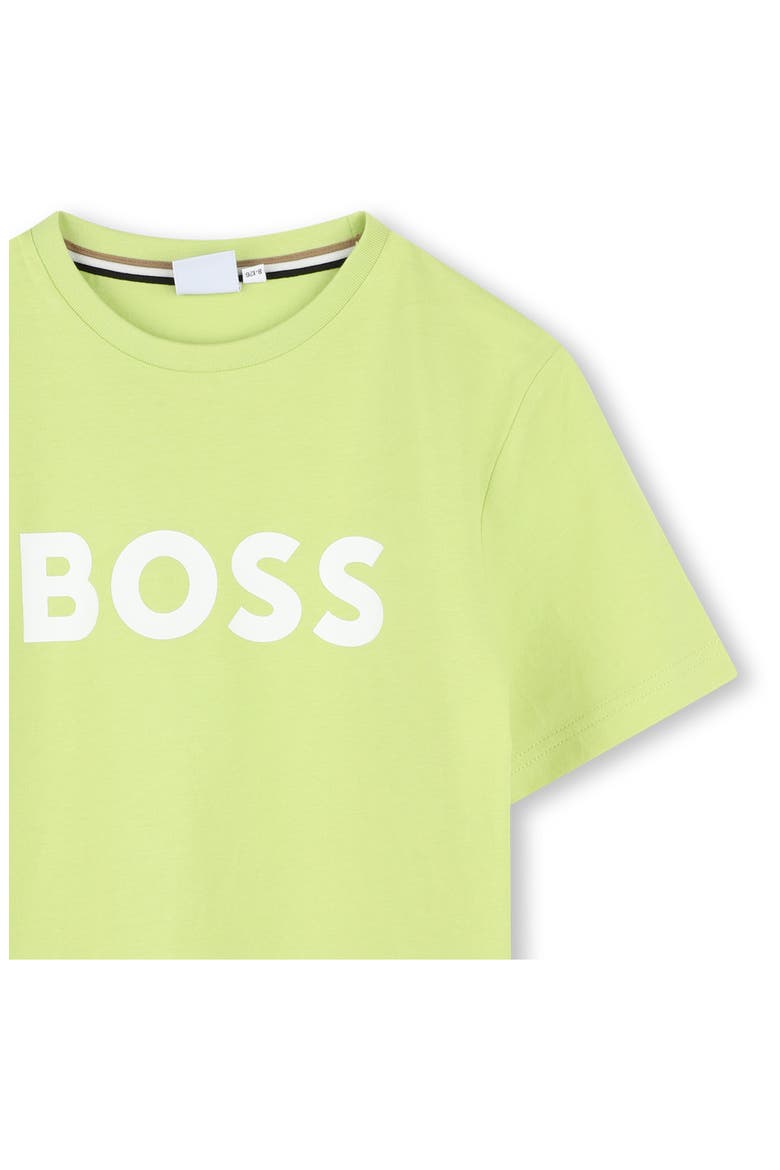 Kids' Logo Graphic T-Shirt, Alternate, color, LIME