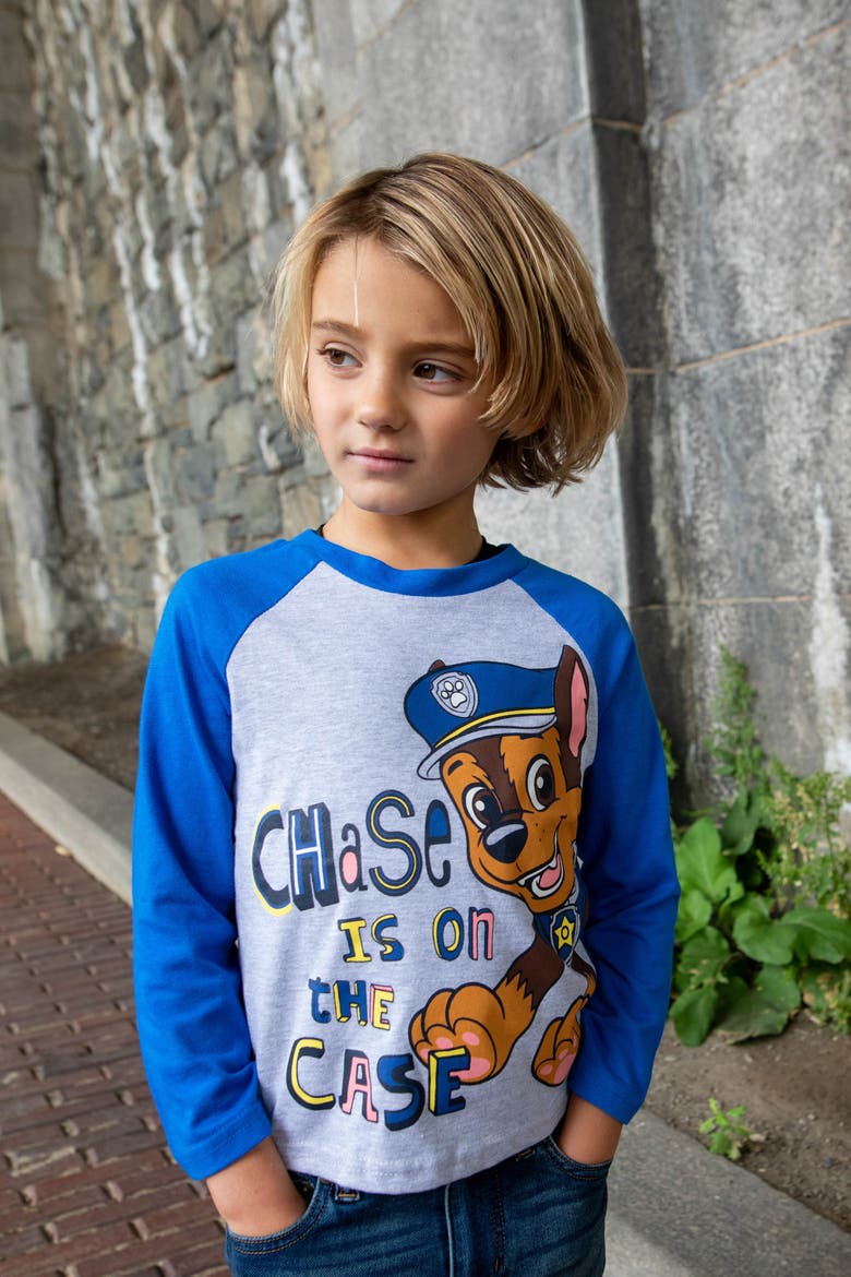 Paw Patrol 3-Pack Long Sleeve T-Shirts, Alternate, color, Red Grey Yellow Blue