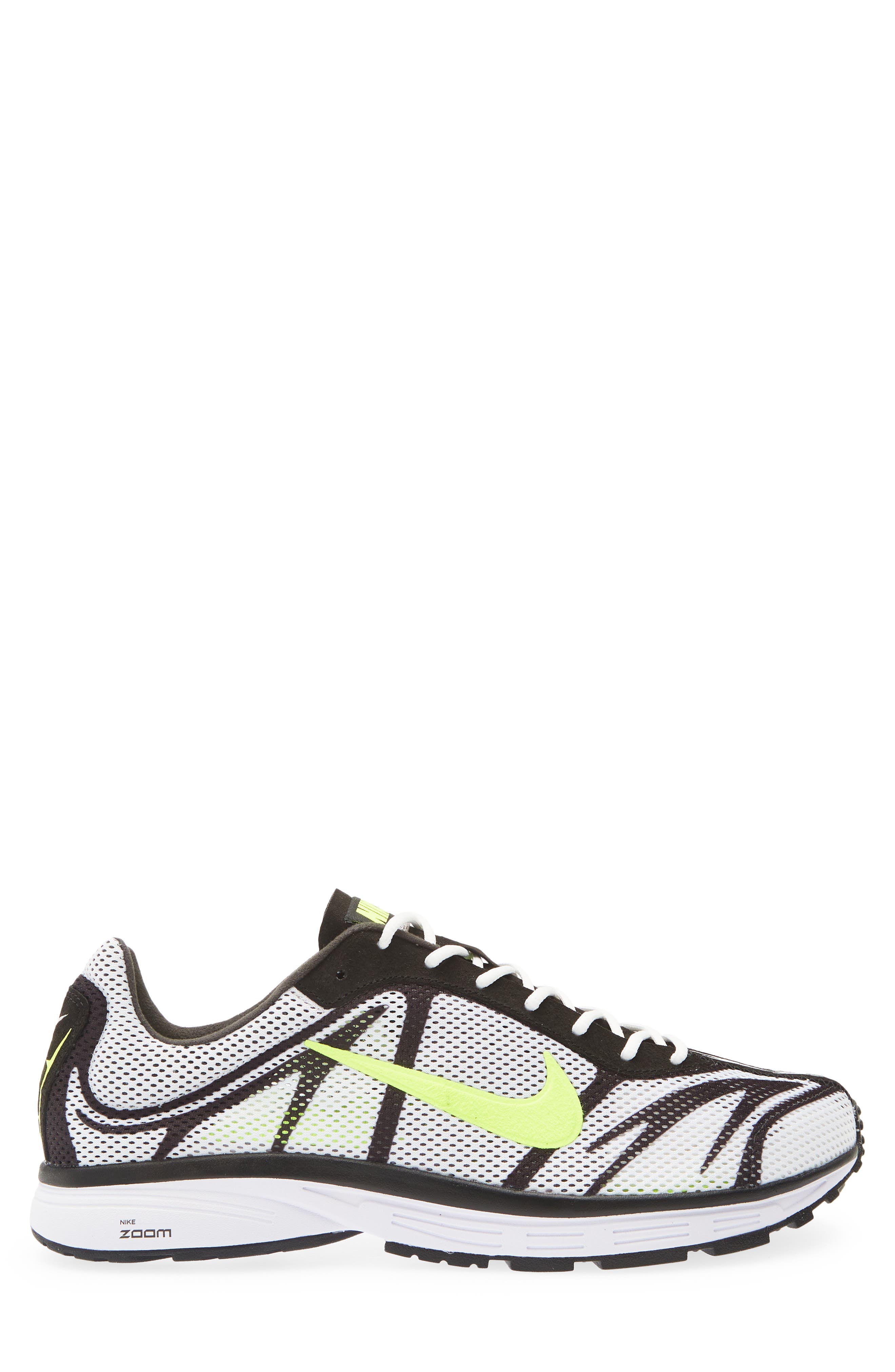 Zoom Streak 3 Racing Shoe, Alternate, color, WHITE/ VOLT/ BLACK