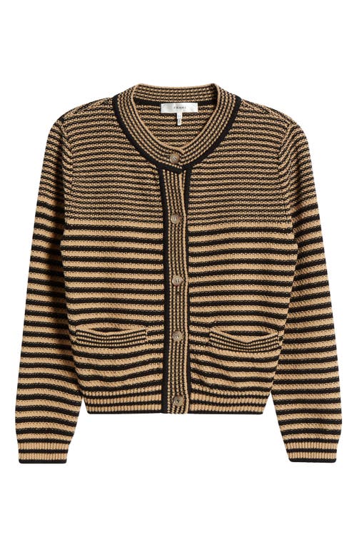 FRAME FRAME STRIPE CARDIGAN SWEATER 